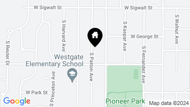 Map of 301 S Patton Avenue, Arlington Heights IL, 60005