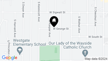 Map of 811 W George Street, Arlington Heights IL, 60005