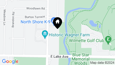 Map of 810 Wagner Court, Glenview IL, 60025