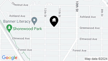 Map of 1115 Greenwood Avenue, Wilmette IL, 60091