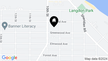 Map of 914 GREENWOOD Avenue, Wilmette IL, 60091