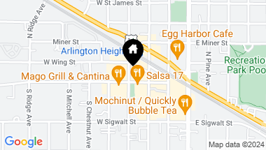 Map of 9 N Vail Avenue, Arlington Heights IL, 60005