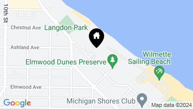 Map of 1132 Michigan Avenue, Wilmette IL, 60091