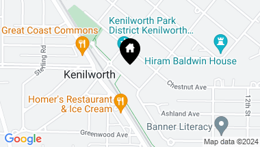 Map of 325 Richmond Road, Kenilworth IL, 60043