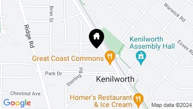 Map of 535 Melrose Avenue, Kenilworth IL, 60043