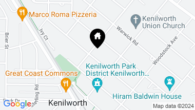 Map of 431 Abbotsford Road, Kenilworth IL, 60043