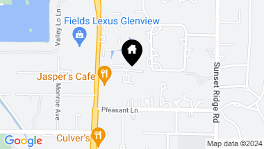 Map of 1455 Ammer Road, Glenview IL, 60025