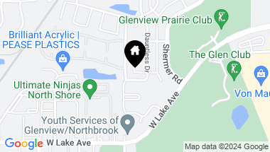 Map of 1908 Dauntless Drive, Glenview IL, 60026