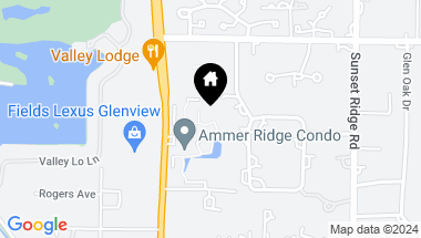 Map of 2129 Ammer Ridge Court Unit: 1-102, Glenview IL, 60025