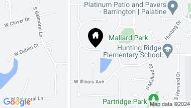 Map of 768 S Spring Willow Bay, Palatine IL, 60067