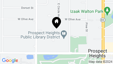 Map of 103 Prospect Court, Prospect Heights IL, 60070
