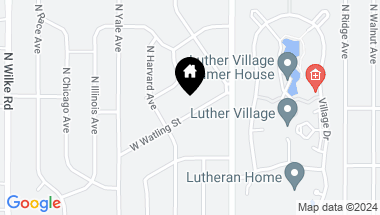 Map of 1104 W Watling Street, Arlington Heights IL, 60004