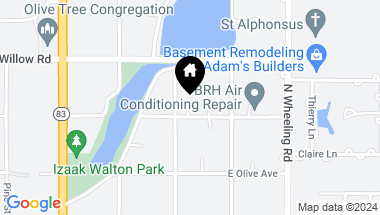 Map of 202 E MARION Avenue, PROSPECT HEIGHTS IL, 60070