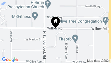 Map of 308 W Circle Avenue, Prospect Heights IL, 60070