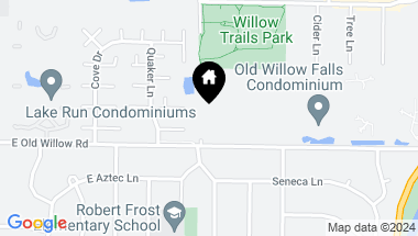 Map of 802 E Old Willow Road Unit: 209, Prospect Heights IL, 60070