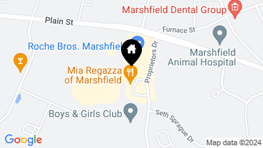 Map of 1 Proprietors Dr, Marshfield MA, 02050
