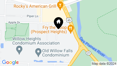 Map of 851 Blossom Lane Unit: 208, Prospect Heights IL, 60070
