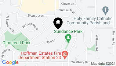 Map of 4554 Opal Drive, Hoffman Estates IL, 60192