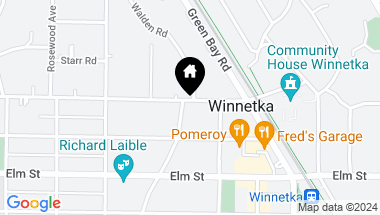 Map of 902 PINE Street, Winnetka IL, 60093