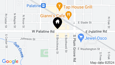 Map of Lot 1 N Brockway Street, Palatine IL, 60067