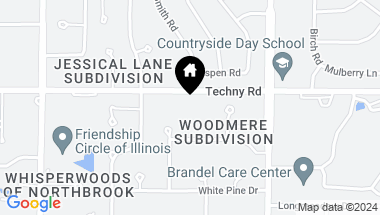 Map of 2897 Techny Road, NORTHBROOK IL, 60062