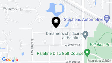 Map of 367 N Westminster Drive, Palatine IL, 60067