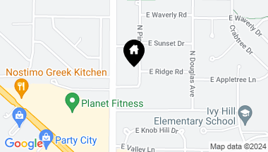 Map of 2306 N Pine Avenue, Arlington Heights IL, 60004