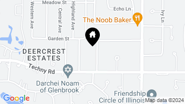 Map of 1930 Phillips Avenue, Northbrook IL, 60062