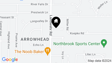 Map of 3141 Huntington Lane, Northbrook IL, 60062