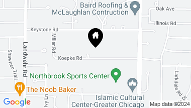 Map of 2940 Koepke Road, Northbrook IL, 60062