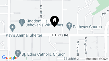 Map of 710 E Hintz Road, Arlington Heights IL, 60004