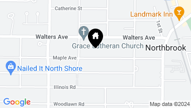 Map of 2224 Maple Avenue, Northbrook IL, 60062