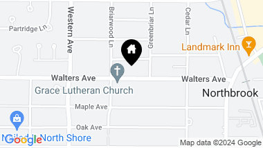 Map of 2222 Walters Avenue, Northbrook IL, 60062