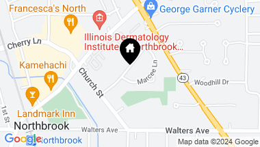 Map of 1735 Chapel Court, Northbrook IL, 60062