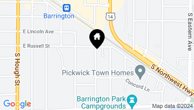 Map of 515 S Division Street, Barrington IL, 60010