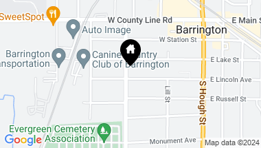 Map of 248 W Lincoln Avenue, Barrington IL, 60010