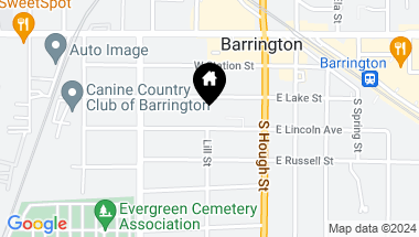 Map of 140 W Lincoln Street Unit: 140B, Barrington IL, 60010
