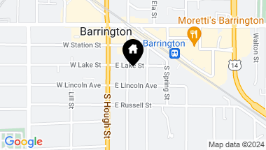 Map of 309 S Cook Street, Barrington IL, 60010