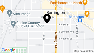 Map of 135 W Lake Street, Barrington IL, 60010