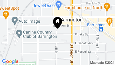 Map of 142 W Lake Street, Barrington IL, 60010