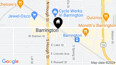 Map of 105 S Cook Street, Barrington IL, 60010
