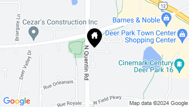 Map of 20475 N Joshua Court, Deer Park IL, 60010
