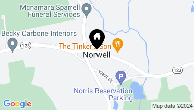 Map of 339 Grove, Norwell MA, 02061