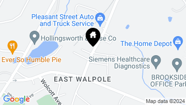 Map of 0 Charlotte Road, Walpole MA, 02032