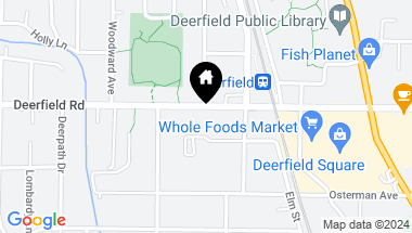 Map of 1001 Deerfield Road Unit: 103, Deerfield IL, 60015