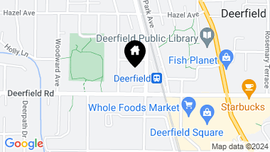 Map of 834 Chestnut Street, Deerfield IL, 60015