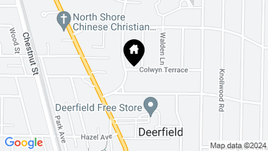 Map of 729 Colwyn Terrace, Deerfield IL, 60015