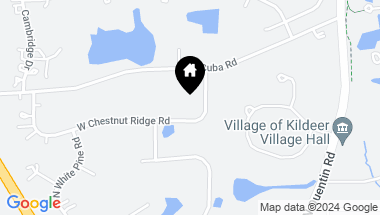 Map of 22076 W Chestnut Ridge Road, Kildeer IL, 60047