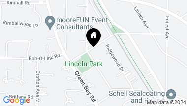 Map of 664 W Lincoln Avenue, Highland Park IL, 60035