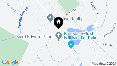 Map of 4 Woodridge Road, Medfield MA, 02052